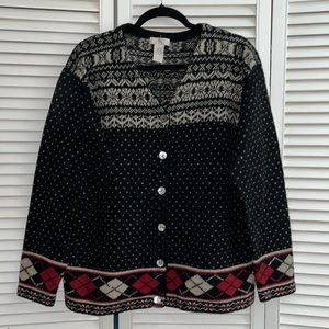 Vintage NWB casuals wool cardigan